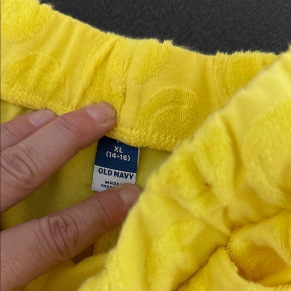 Old Navy Kids Yellow Smiley Face Shorts - Picture 2 of 2